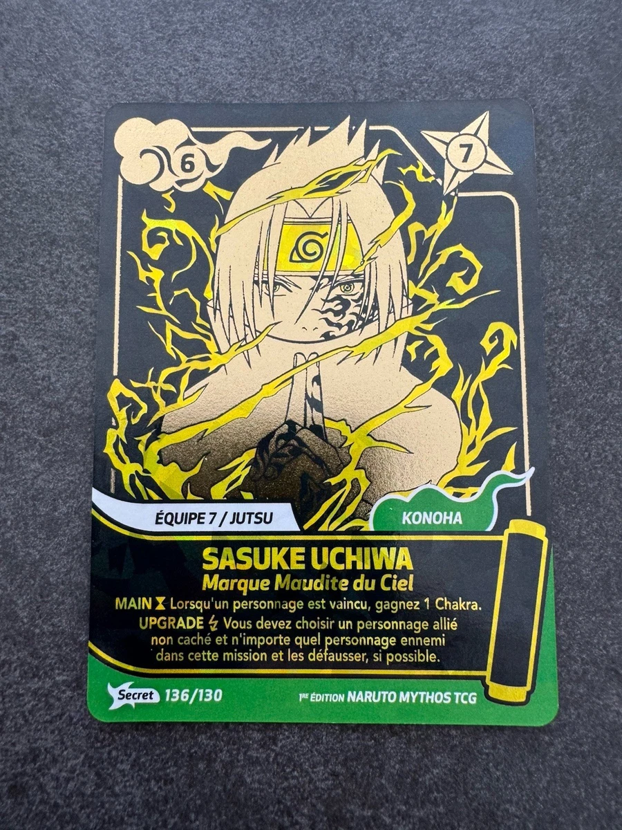 SASUKE UCHIHA Jutsuカード Secret 136/130 SASUKE UCHIHA Jutsuカード Secret 136/130 Sasuke Uchiwa 136/130