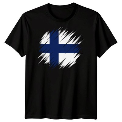 Finnland Flagge Distressed Travel Herren T-Shirt
