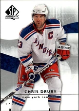 2008-09 SP Authentic #86 Chris Drury - HKY