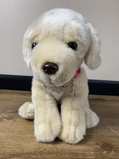 FAO SCHWARZ Labrador Lab Golden Retriever Puppy Dog Realistic Stuffed Plush