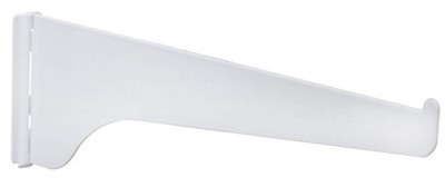 Knape & Vogt 180WH 8'' White Shelf Brackets