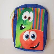 Enesco Veggie Tales Blue Striped Bob Tomato Larry Cucumber Bible Book Cover