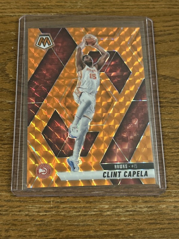 2024-25 Panini Mosaic - Clint Capela #173 Orange Mosaic Prizm /249