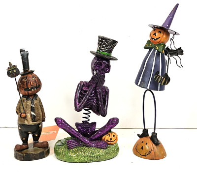 Holiday Home Halloween Groovie Ghoulies Figurines - Lot of 3
