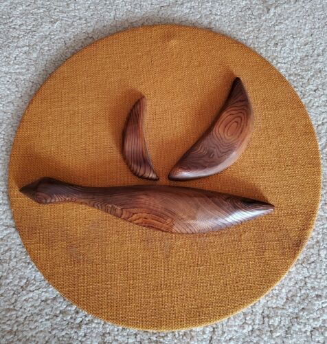 MID CENTURY MODERN DANISH WOOD WALL ART GOOSE IN FLIGHT ROBBIE PROBERT CEDAR - Picture 2 of 3