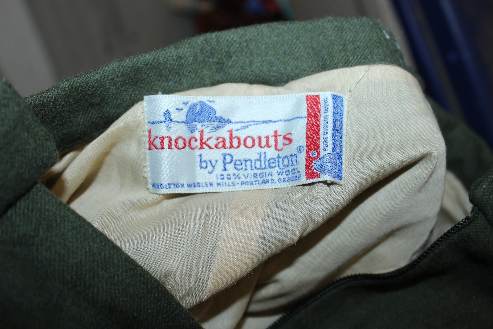 Knockabouts by Pendleton Women's Wool Solid Green… - image 2