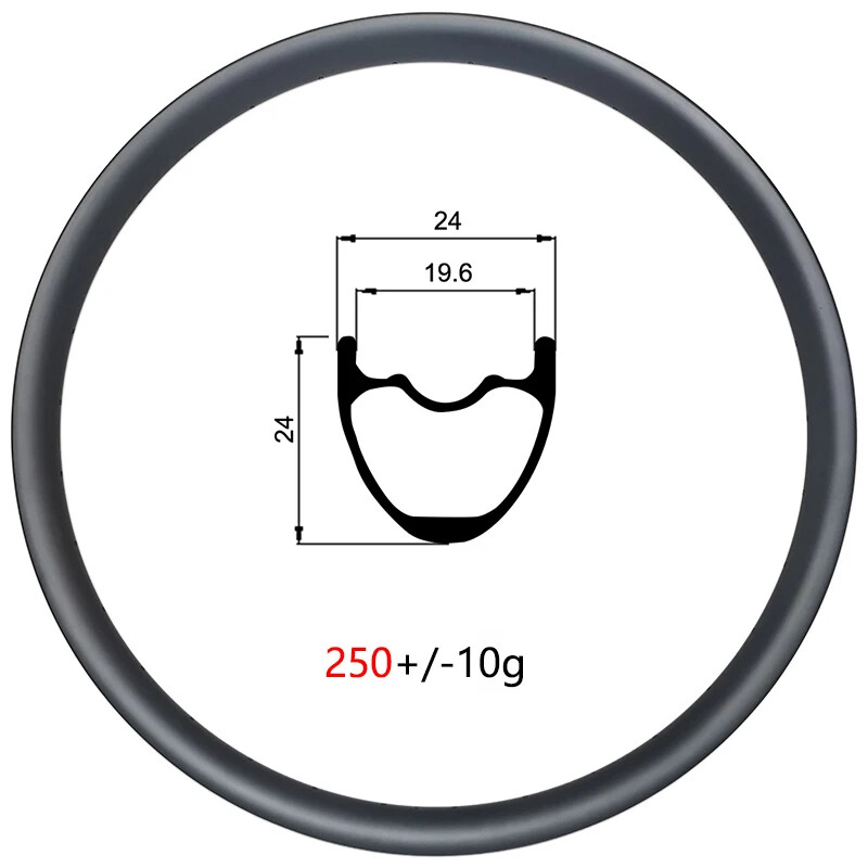 Cerchi in carbonio 29er per mountain bike tubeless