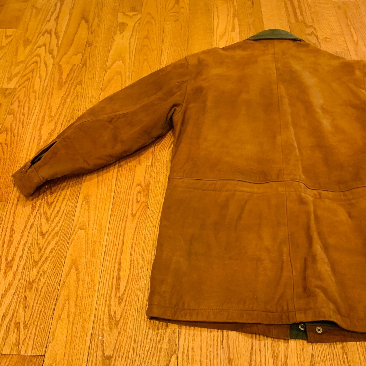 VTG Brooks Brothers Suede Leather Safari Field Jacket Coat Men's