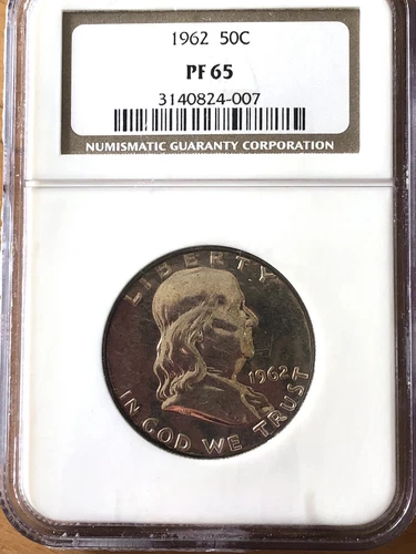 1962 NGC PF 65 Franklin Half Dollar
