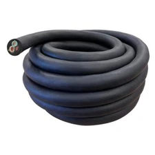 10 ft. 6/3 6 Gauge 3 Conductor 600-Volt Black SOOW Cord