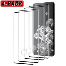 4PACK For Samsung Galaxy S20/S20 /Ultra/S20 FE Tempered Glass Screen Protector