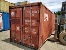 Used 20' Dry Van Steel Storage Container Shipping Cargo Conex Seabox Salt Lake 