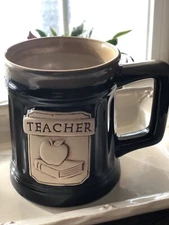 Abbey Press Pottery Mug Glaze Textured Teacher Great Gift