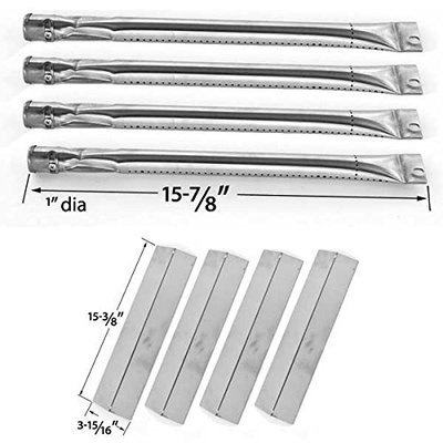 Dongftai Edelstahl-Heizplatte – 3er Pack Für Brinkmann Gasgrill-Modelle (8300, 810er Serie) – 15W
