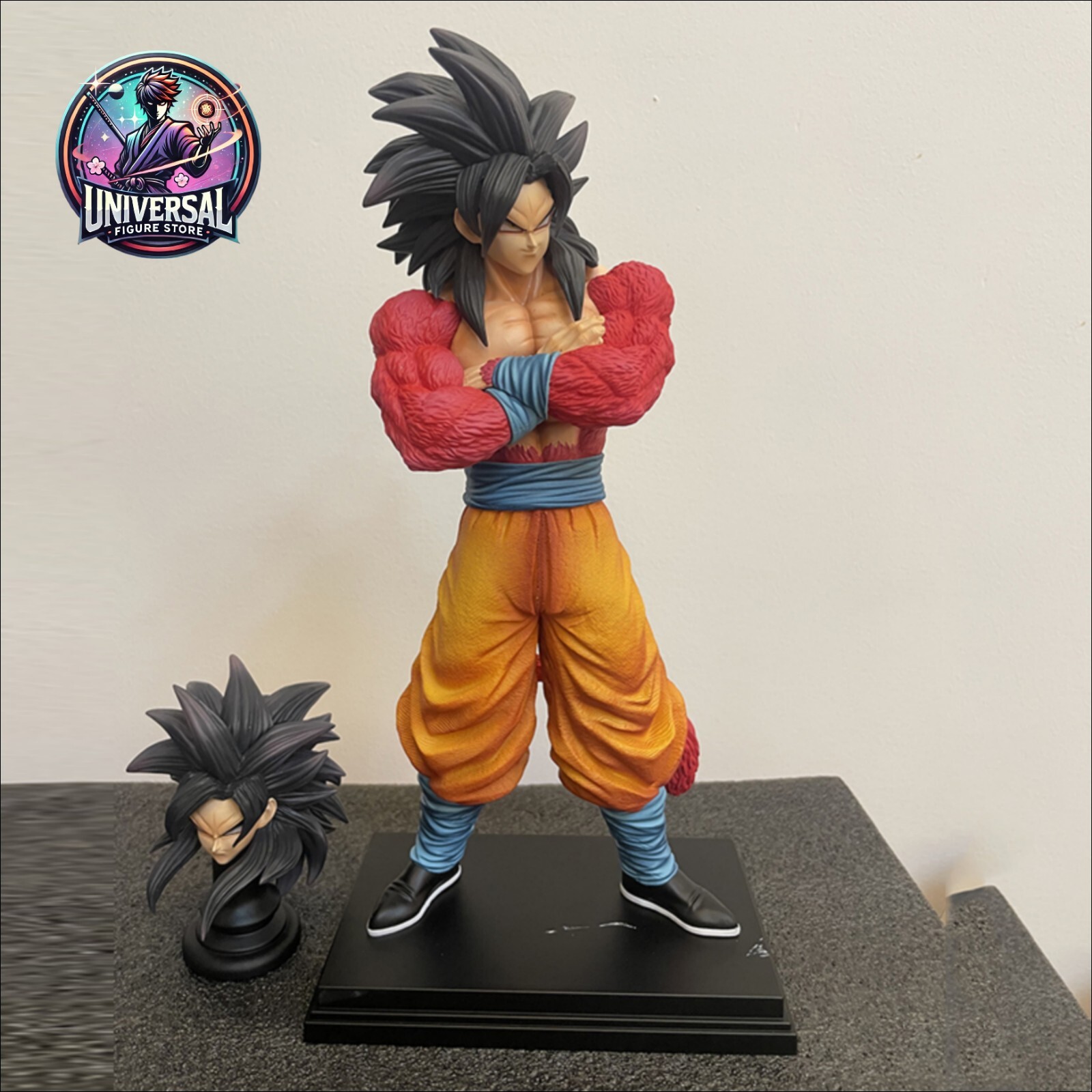 Dragon Ball GT - Goku SSJ 4 Action Figure 30cm STATUA DA COLLEZIONE Anime