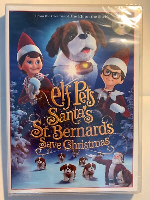 Elf Pets, Santa's St Bernards Save Christmas (DVD) - Brand New Sealed