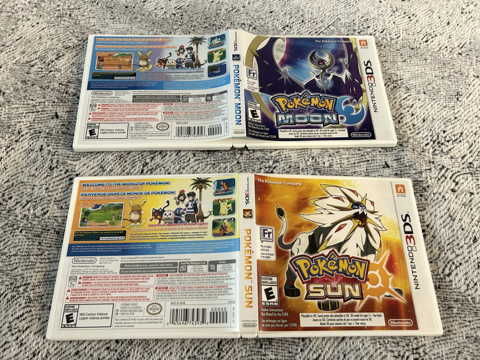 Pokemon LOT Sun, Moon, Ultra Sun, Ultra Moon, X, Y, Omega, Alpha