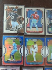 2021 Prizm Baseball Rookie Lot_ RWB_Abreu_Sanchez_ New York