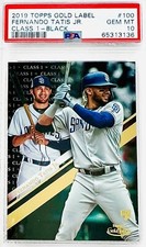 2019 Topps Gold Label Fernando Tatis Jr. Black Rookie Card RC Class 1 PSA 10 💎