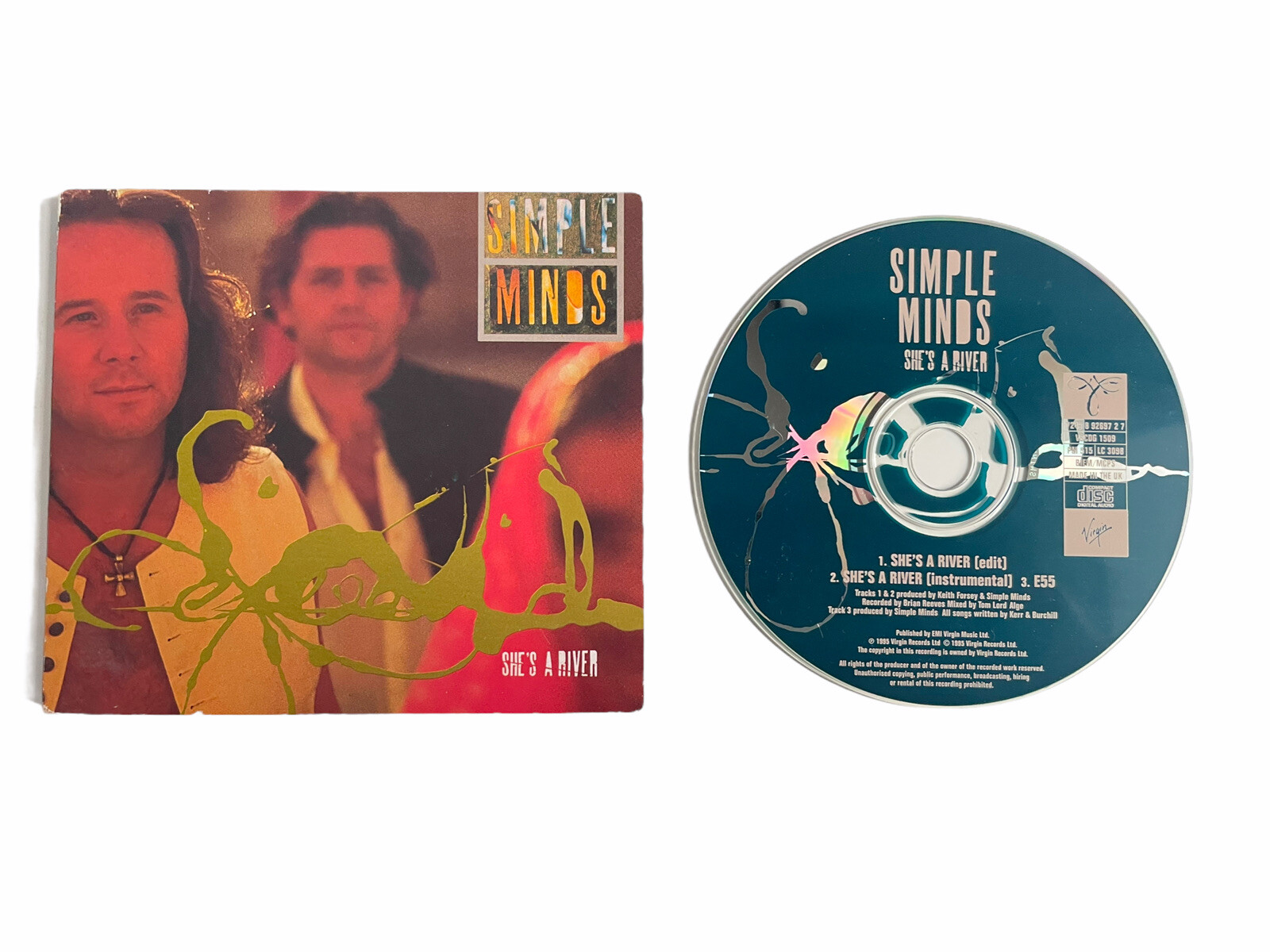 Simple Minds - She's A River (CD Single, 1995)