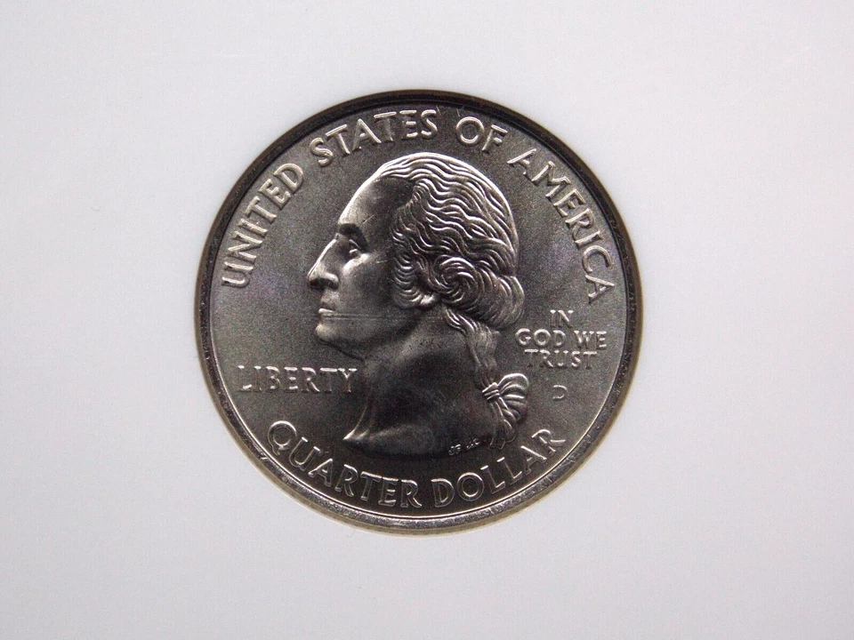 2006 "D" State *SOUTH DAKOTA* Washington SMS Quarter 25c NGC MS68 #115 GEM BU - Image 2 of 4