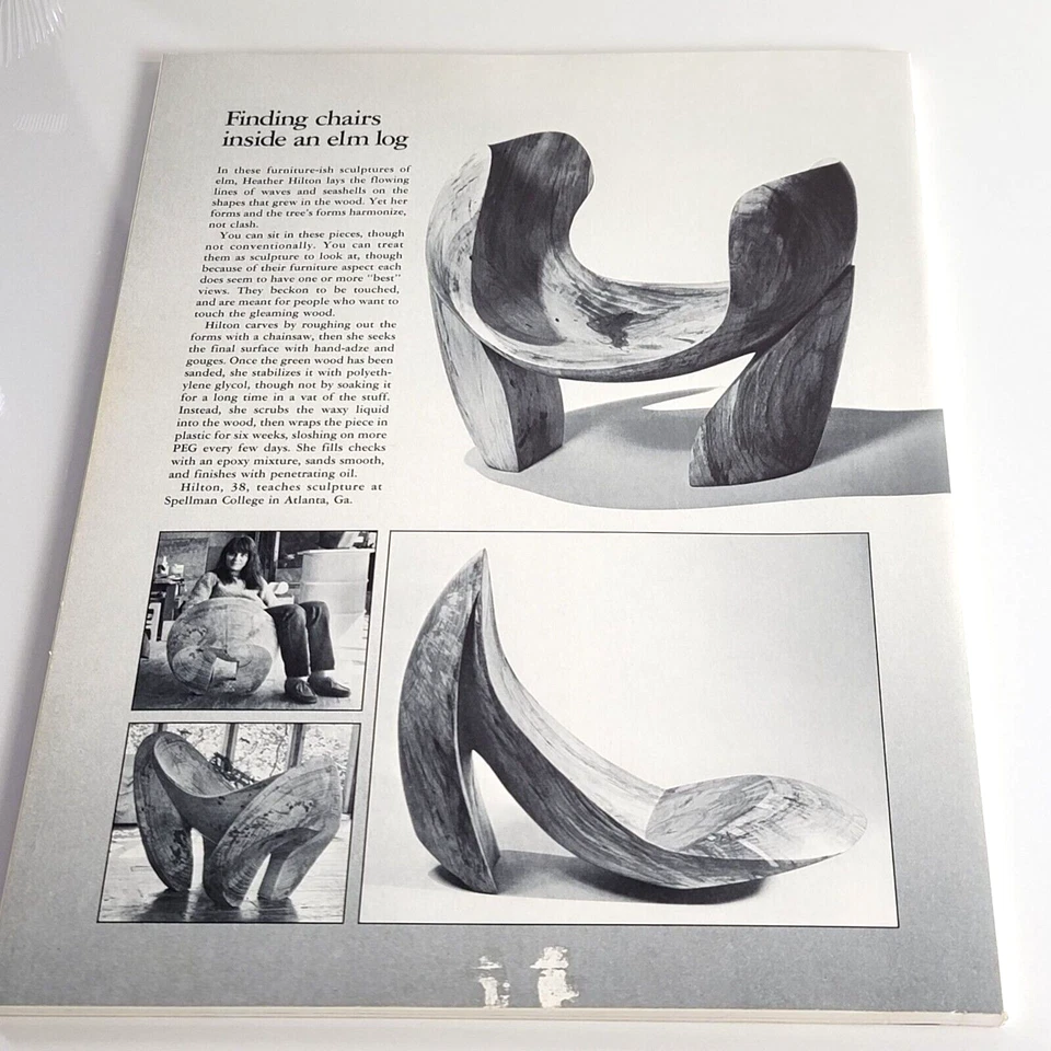 Fine Wood Working 1984 Magazines 6 Vintage Issues #44 - #49 Proven Technics - Image 4 of 4