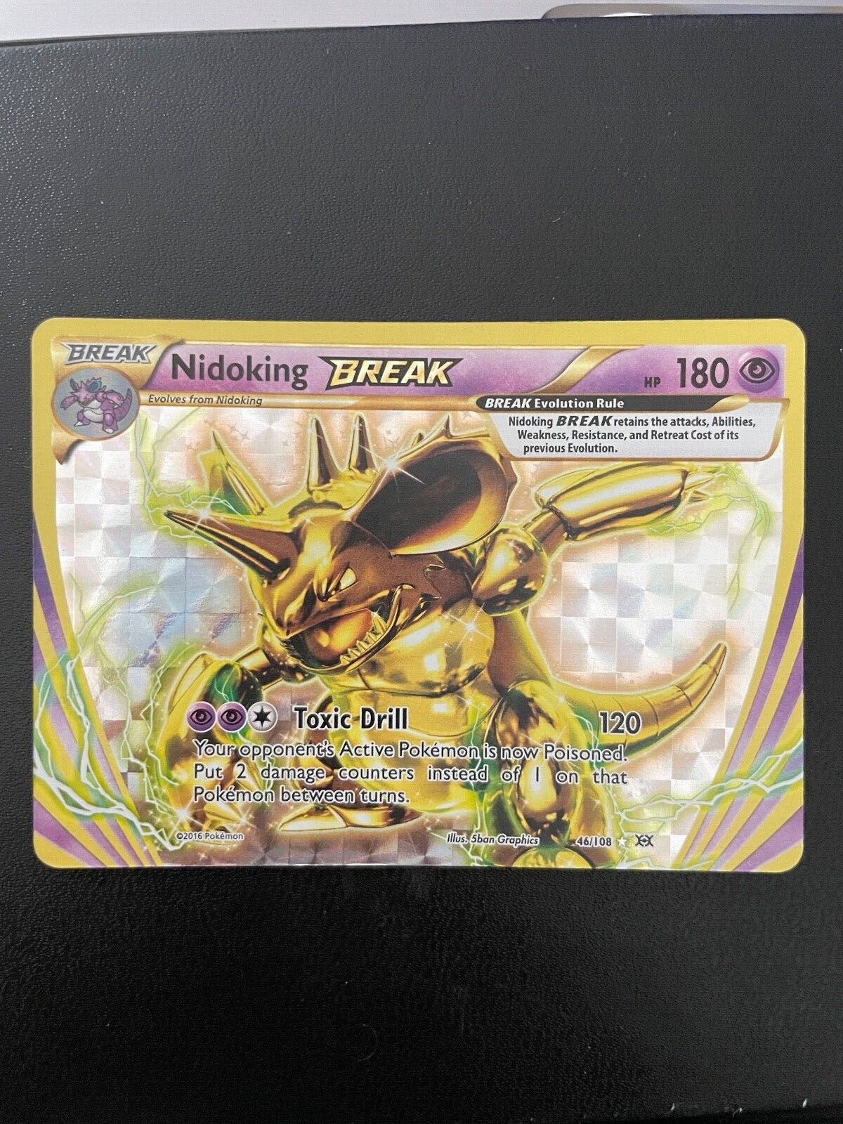 Nidoking BREAK 46/108 - Pokemon XY Evolutions TCG Ultra Rare Card NM