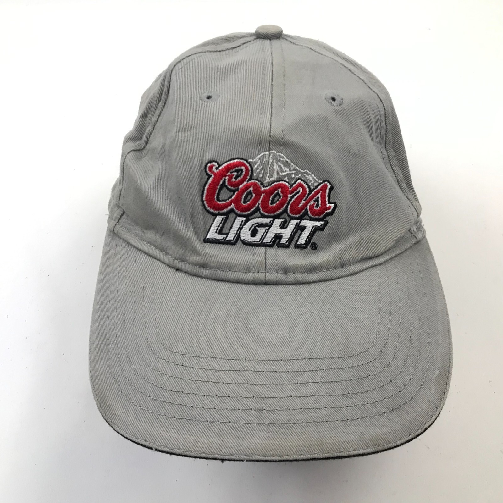 Coors Light Hat Cap Strapback Gray Embroidered Ad… - image 1