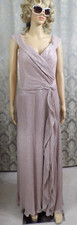XSCAPE Womens Pink Twist Front Lined Cap Sleeve Formal Gown Dress 14P  NWT $269