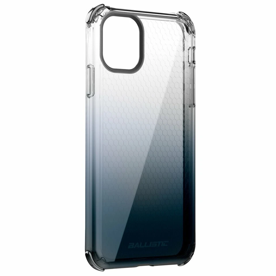 iPhone 11 Pro Clear Black Ballistic Jewel Spark Slim fashionable hex pattern - Image 2 of 4