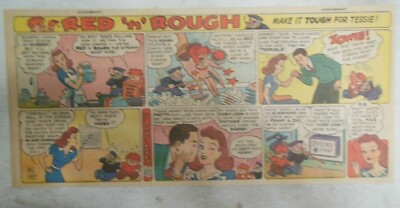 Ivory Soap Ad: Red 'n'' Rough Tough For Tessie ! from 1940's Size:  7.5 x 15 inch