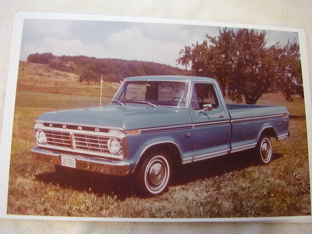 FORD F1 PICKUP TRUCK COLOR X FOTO IMAGEN 1974 pick up FORD F1 PICKUP TRUCK COLOR X FOTO IMAGEN