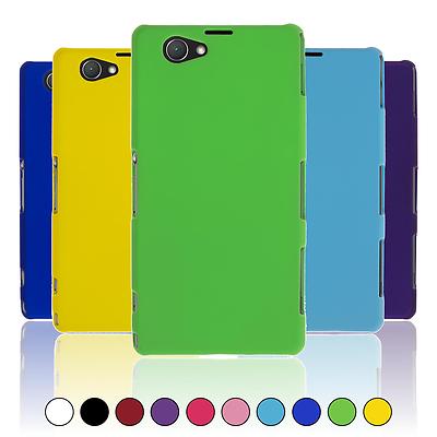Hardcase für Sony Xperia Z1 Compact Hülle  gummiert + 2 Schutzfolien