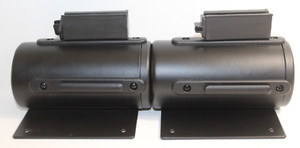 Lot Of 2 Crowd Control Warehouse Wall Mount Retractable 10 Ft Belt Barriers