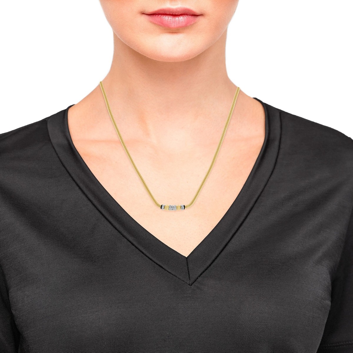 2Jewels Donna - COLLANA 2JEWELS ACCIAIO CRISTALLO E PERLA 251855