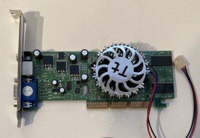 Jaton 3D Force Mx4000  128MB DDR AGP Graphics Card- /w Crystal Orb