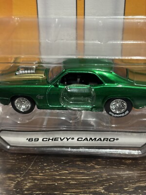 Jada Bigtime Muscle 1969 Chevy Camaro SS Green 1:64 Diecast – New