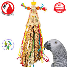 2235 Vine Cone Platt Bird Toy parrot cage toys cages african grey conure amazon
