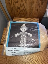 Vintage Bucilla Needlework Kit mister Scarecrow Toy Doll Brand New