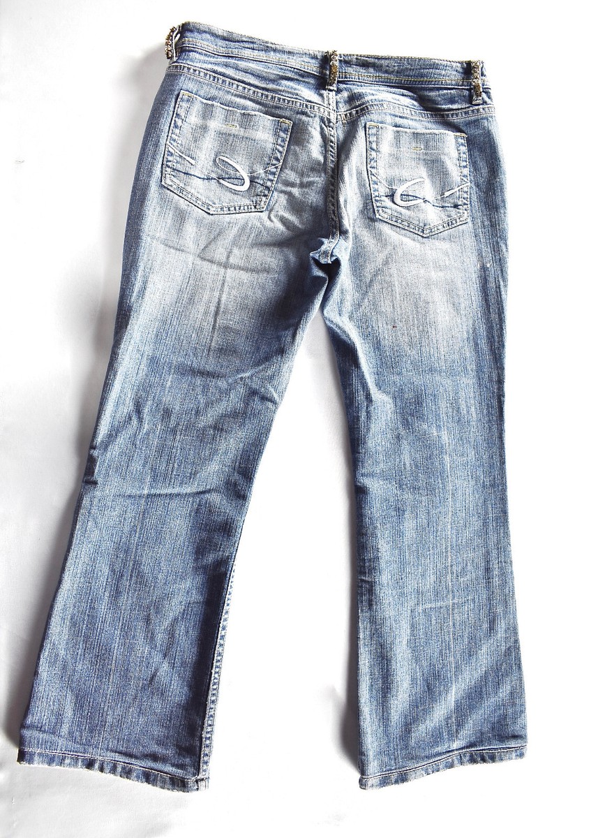 Jeans Slim Femme Edc By Esprit - Taille 40 (EU) Bleu Délavé - Occasion Très Bon état