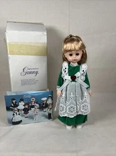 Vintage 1978 Ginny Vogue Doll Green Dress #922-2597 Poseable 8" Very Nice D-16
