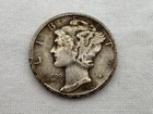 1937 P U.S. Mercury Head Silver Dime KW-22