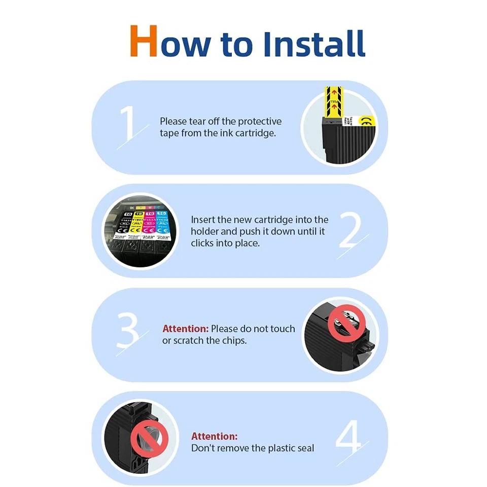 Cartucce 16XL Multipack Compatibile con Epson 16 XL per Epson WorkForce WF 2510 - Immagine 2 di 4