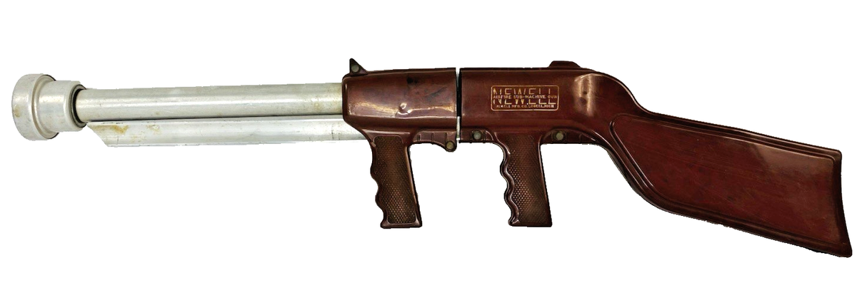 Vintage 1950s Newell Airfire Sub-Machine Gun Ping Pong Ball