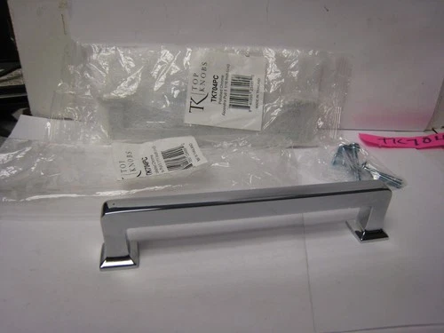 2  Top Knobs Transcend Ascendra Pull 5 1/16" (128mm) CTC Polished Chrome TK704PC - Picture 1 of 6