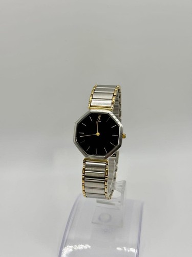 vintage Yves Saint Laurent 時計　quartz Yves Saint Laurent 2720-272269 Quartz Watch Black Vin… - Gem