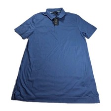 Ted Baker London Mens Size 3 MEDIUM SLIM FIT BLUE Short Sleeve Polo Shirt NWT