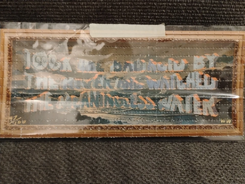 Took The Bad Acid By The River And Watched - Wayne White 2019 variante BLOTTER - Imagem 2 de 4