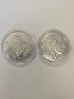 LOT OF 2 2026 Buffalo Silver Round .999 One Troy Ounce Fine Silver Bullion
