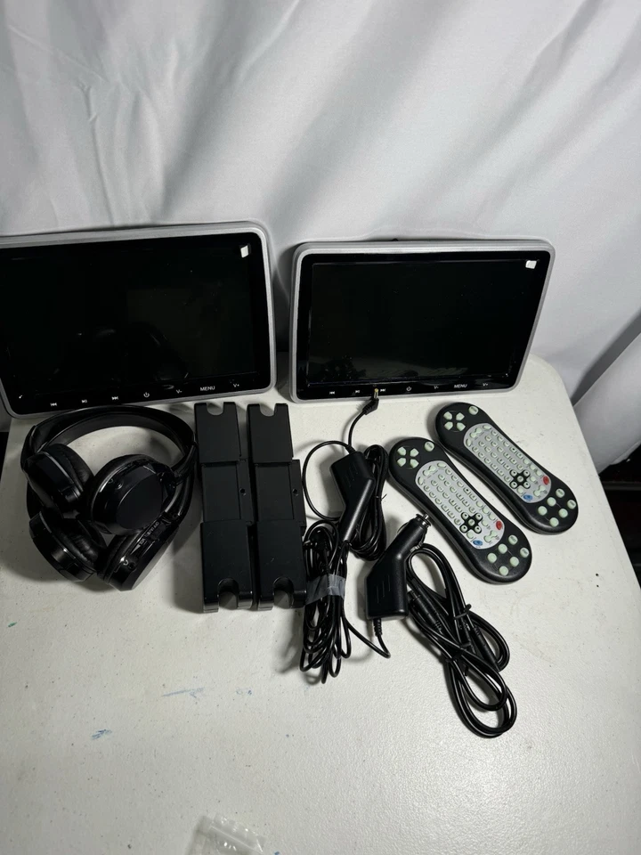 Eonon 10.1 Ultra Thin Portable Headrest Dvd Monitor - Image 3 of 4